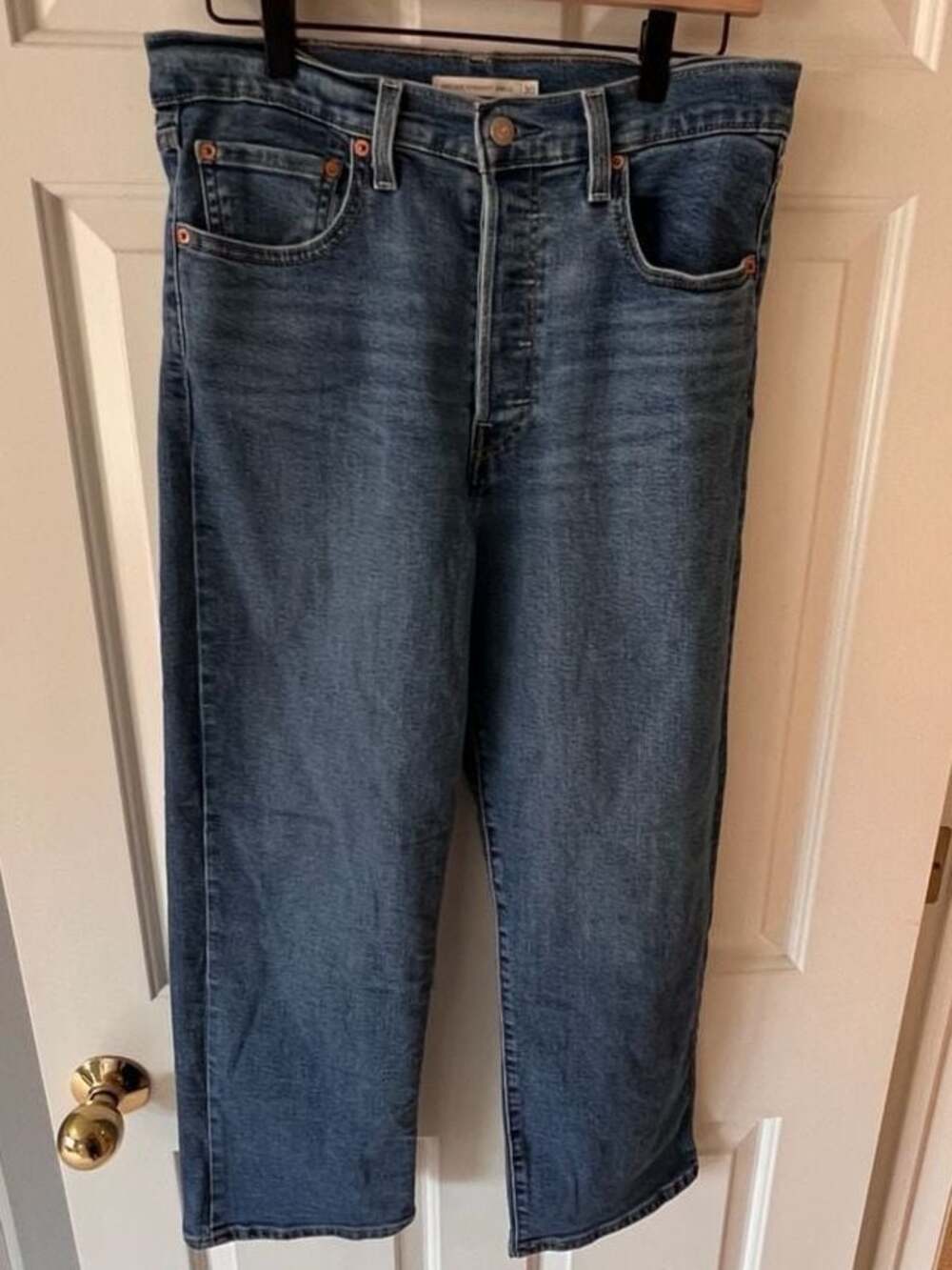 Levi’s Ribcage‎ Straight Ankle Women's Jeans - Light Wash
